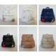 Women backpack handbag handle ecological backpack zipper pocket