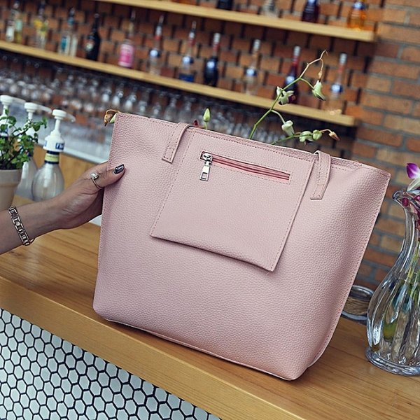 Creative female leather shoulder bag Messenger bag clutch bag card sets