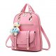 Female girl fashion synthetic leather shoulder bag backpack school backpack