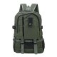 Neutral backpack retro canvas backpack shoulder travel bag preppy school