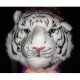 White tiger head backpack BAG