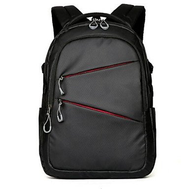 Oxford cloth backpack zipper neutral black, sapphire blue