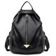 Female black backpack travel backpack school book bags