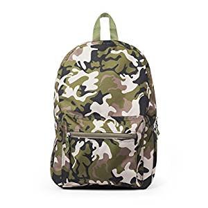 Camo Print Backpack