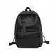 Women bag backpack zipper black