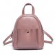 Women Bags  Backpack Zipper Brown / Black / Blushing Pink