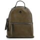 Brown black backpack schoolbag laptop bag