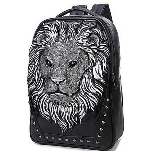 Woman lions school laptop backpacking shoulder bag