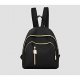 Black nylon backpack zipper handbags