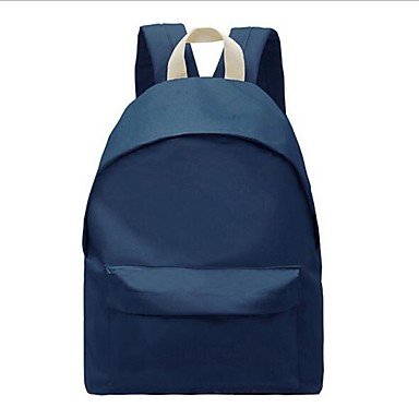 Neutral gray zipper bag rucksack, yellow, sky blue