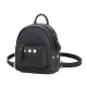 Women bag backpack zipper black, gray, red