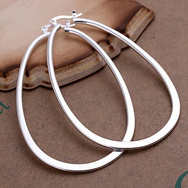 Women earrings, sterling silver, silver fashion everyday casual