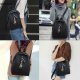 Backpack casual patchwork tassel zipper large capacity bag