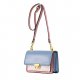 Women's PVC (Polyvinyl Chloride) Messenger Bag Color Matching Bag Grey Green / Sky Blue / Crimson Pink