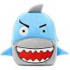 Cute plush shark mini backpack young student