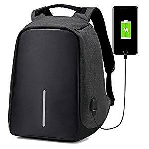 College Backpack, Business Laptop Backpack, Anti-theft Water Resistant Computer USB Charging Port, Lightweight Travel Bag Perfec