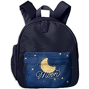 Colorful Galaxy Space Moon Star Printing backpack schoolbag boys and girls school bags for the children Daypack