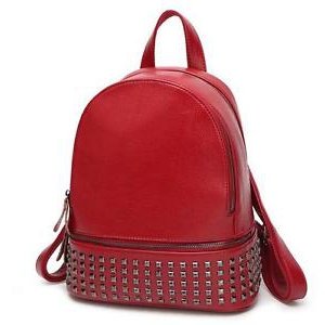 Messenger backpack backpack female girl rivet shoulder bag