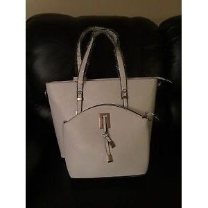 Beautiful large white handbag