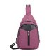 Multifunction man chest bag shoulder strap messenger bag purple back bags