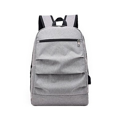 Bags Polyester Backpack neutral pure black, gray, purple