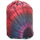 Tie-dyed cotton draw small backpack straps