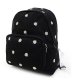 Young woman girl boy solid zipper shoulder bag backpack schoolbag charming