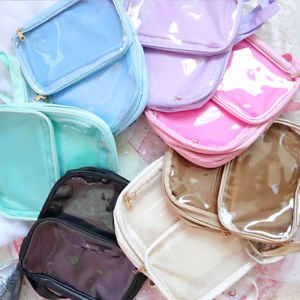 Transparent jelly candy sweet backpack schoolbag