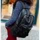 Neutral black handbag backpack