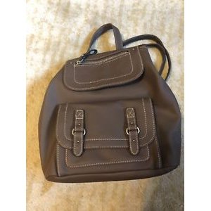 Brown female backpack