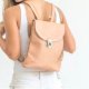 Women beige bag lady backpack