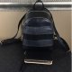 Black backpack double zipper