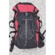 Durable nylon hiking backpack camping hiking Red Black