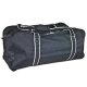 Nylon duffel bag (black) - ideal for sports equipment, travel or storage!