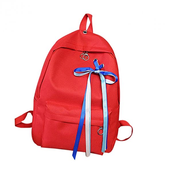 Women retro ribbon rucksack bag Hiking bag