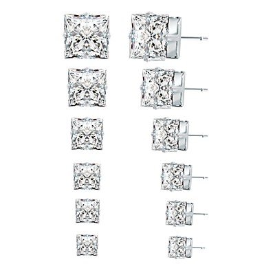 Women classic retro earrings, diamond jewelry cute romantic Festival