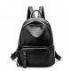 Women bag backpack zipper black