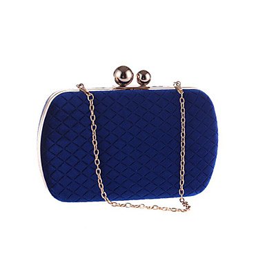 Women's Polyester Evening Bags Pure Black/Dark Blue/Purple/Autumn; Winter