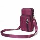 Women's Zipper Oxford Bag Phone Bag Solid Color Black/Purple/Fuchsia/Autumn; Winter