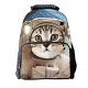 Children 3D animal tiger cat and dog school backpacks for kids