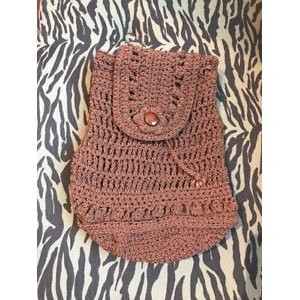 Crochet comfortable backpack small backpack