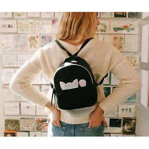 Mini black backpack fashion backpack