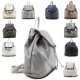 Women chain decoration drawstring backpack travel backpack