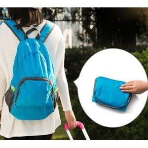 Foldable waterproof nylon backpack