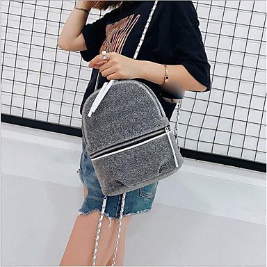 Women bag backpack fastener black , red , gray