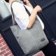 Women Handbags Shoulder Handbag Canvas Shoulder Bag Big Bag  Gray