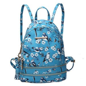 Floral girl ladies handbags bags backpack