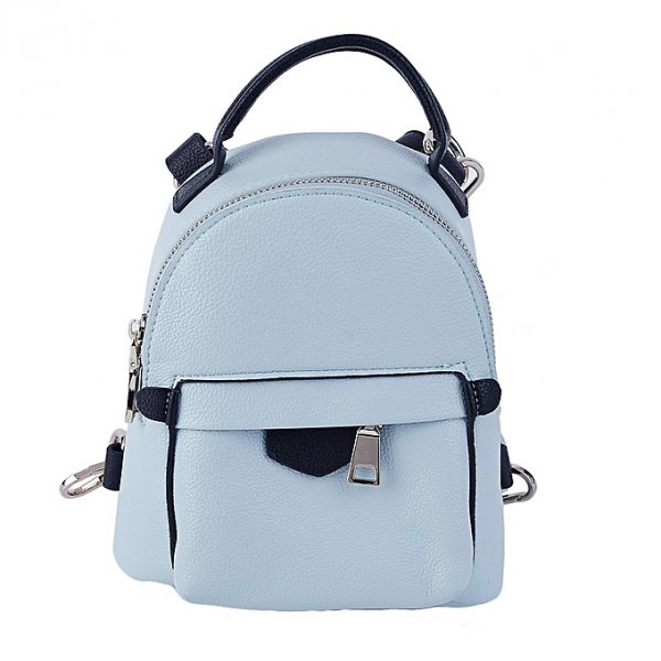 Ladies fashion female circumcision blue backpack