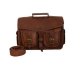 Retro leather backpack messenger bag 13" backpack handbag backpack