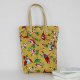 Handbag canvas handbag printing yellow